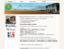 Tablet Screenshot of gite-janneyrias.com